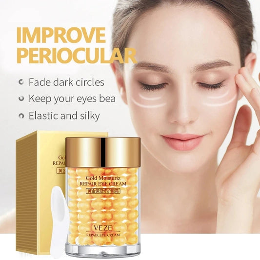 VENZEN 24K Gold Eye Cream Anti Wrinkles Remove Eye Bags Skincare Product Dark Circles Remover Korean Skin Care Products