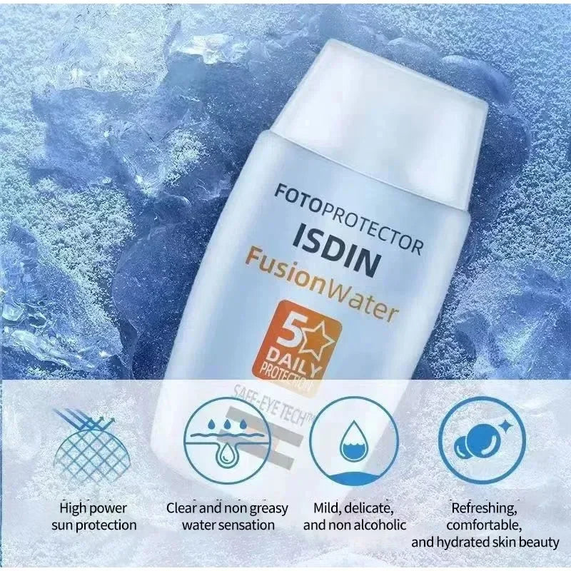 ISDIN Protector solar facial UV SPF30/SPF50/SPF50+  Blanqueador - Iluminador * Antimanchas * Desvanecimiento de Manchas - Antipolución Urbana - Hidratante (50mL)